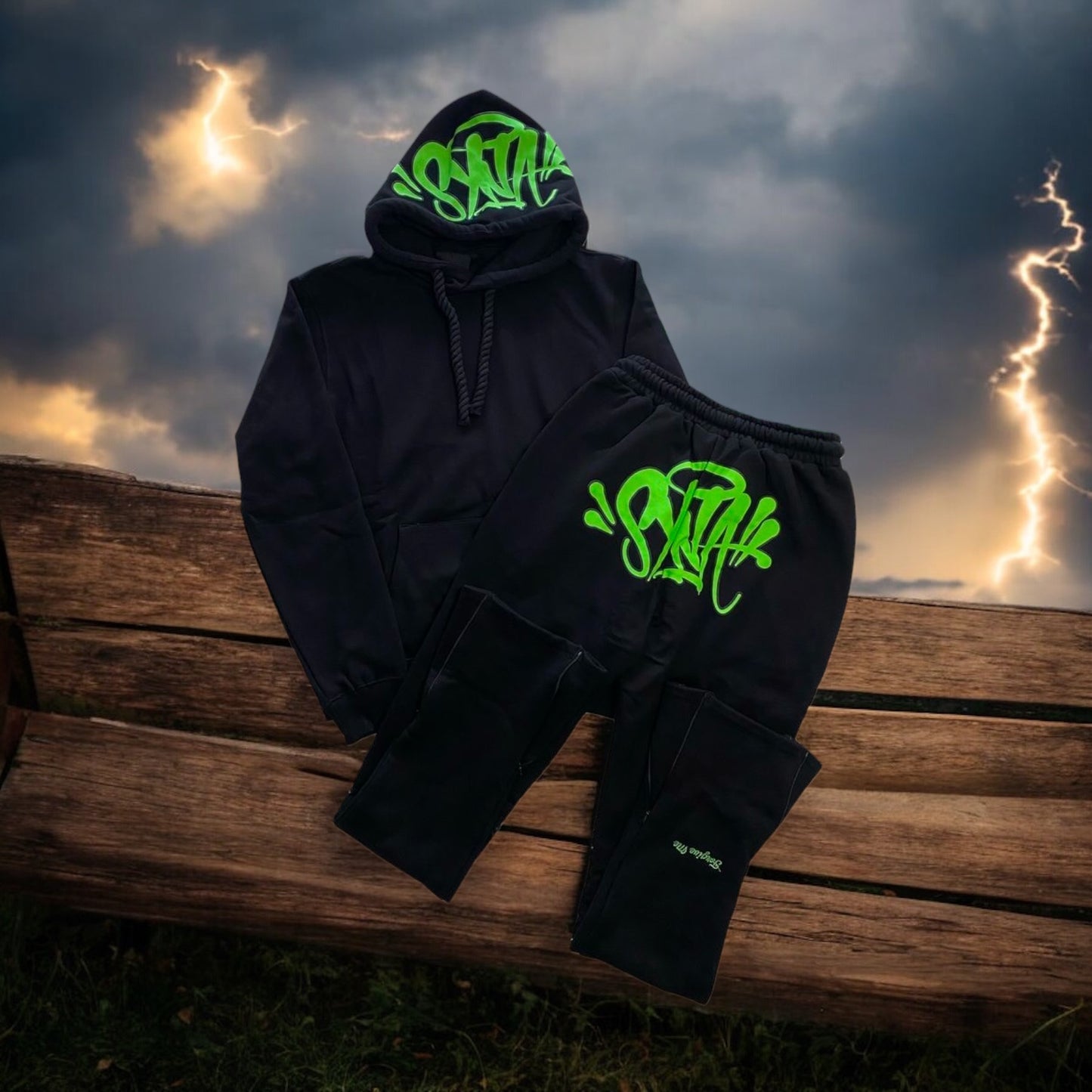 CONJUNTO SYNAWORLD - Negro X Verde